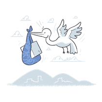 Bird, Animal, Package, Shipping, Travel, Destination