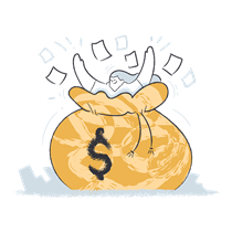 Money, Cash, Profit, Salary, Credit, Bag, Fortunate, Fortune