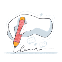 review, comment, social media, write, signature