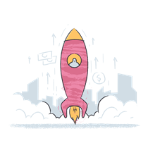 startup, start up, profit, increase, launch, rocket