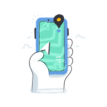 smartphone, mobile, maps, destination