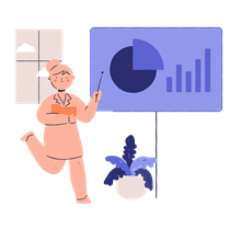 woman, female, person, presentation, graph, chart, diagram, analytics