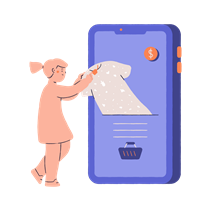 woman, female, person, smartphone, phone, mobile, online, fashion, shopping, shop, ecommerce