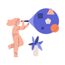 woman, female, person, research, find, shapes, astrology, find