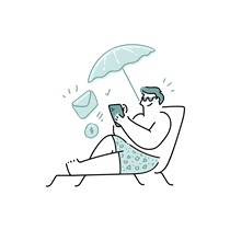 beach, message, money, finance, holiday, vacation