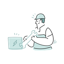 man, electrician, electricity, electric, wrench, construction