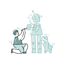 robotics, build, repair, man, activity, profession