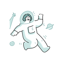 woman, astronaut, explore, exploration, stars, space