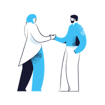 handshake, agreement, man, woman, deal