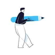 edit, draw, pencil, man