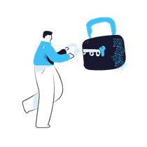 man, male, person, lock, protection, locked, padlock, key