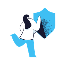 shield, protection, safety, woman