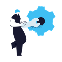 maintenance, options, preferences, wrench, man