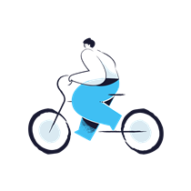 transportation, delivery, bicycle, bike, man, travel